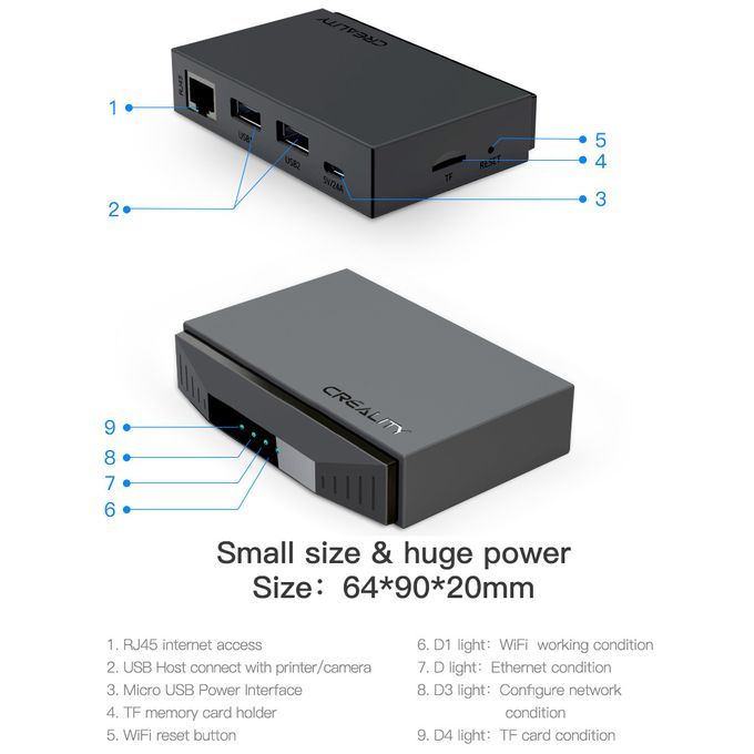 Creality WiFi Box Intelligent Assistant For 3D Printer