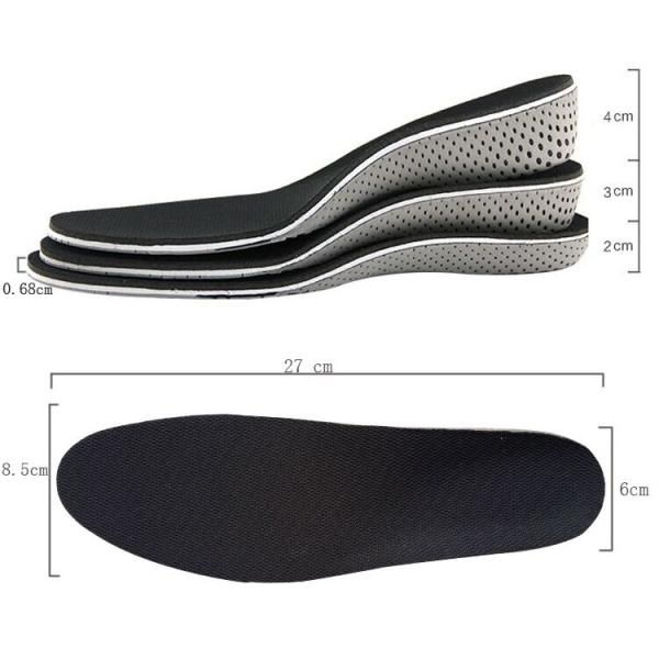 4cm Height Increase  For Arch Support Plantar