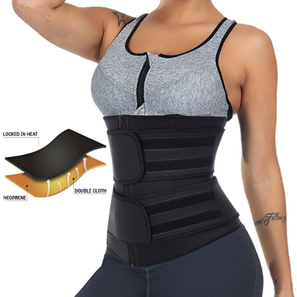 Weight Loss Tummy Waist Trainer Cincher Sweat Belt