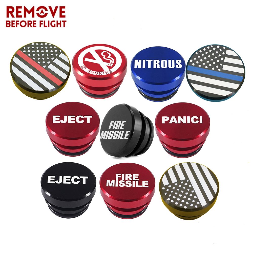 （No Smoking）12V Universal Car Cigarette  On Cover Accessories No Smoking Fire Missile Eject On Car Cigarette  Plug