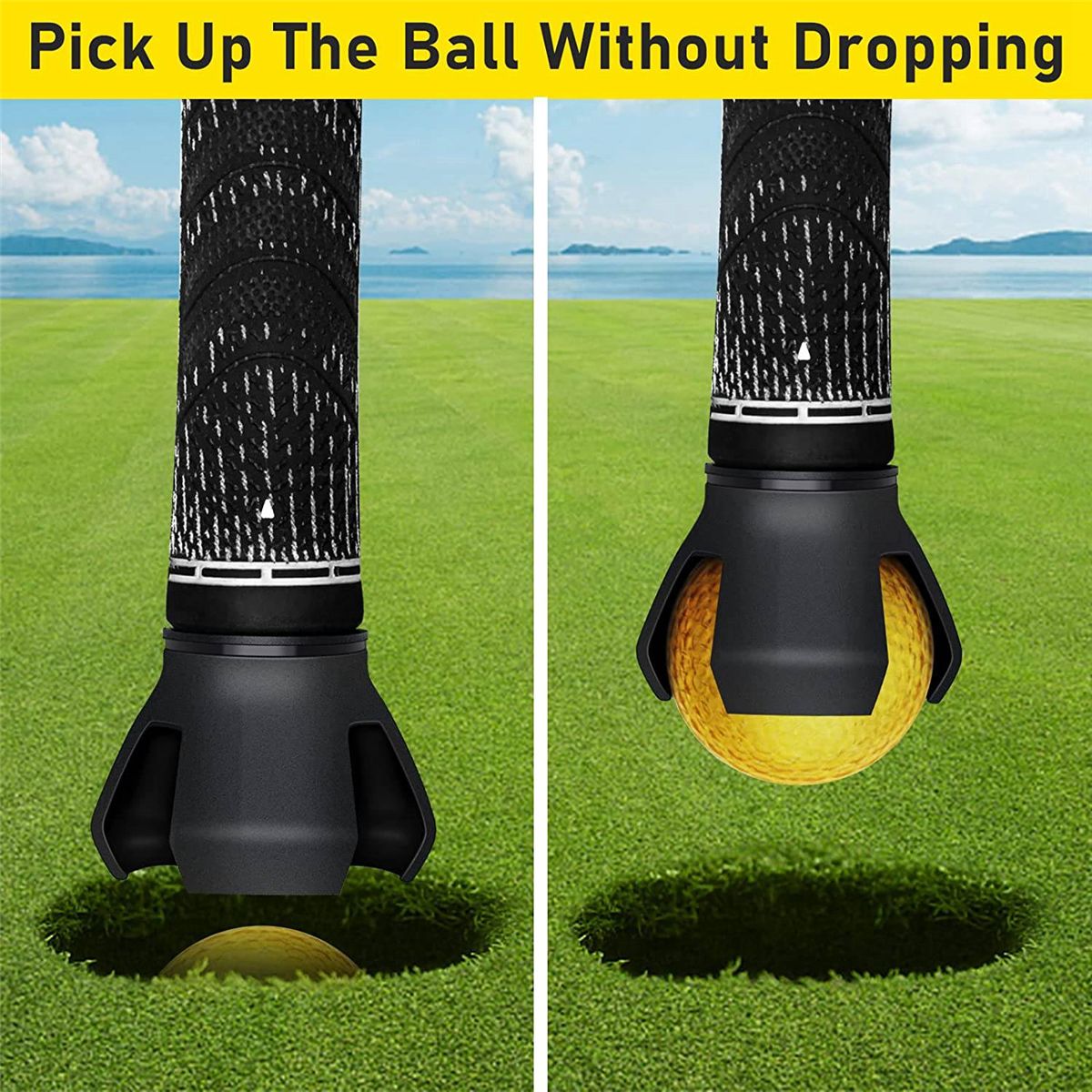 4Pcs Mini Golf Ball Retriever,Golf Ball Picker Tool Golf