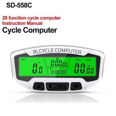 Bicycle Computer Digital LCD Road Speedometer Stopwatch
