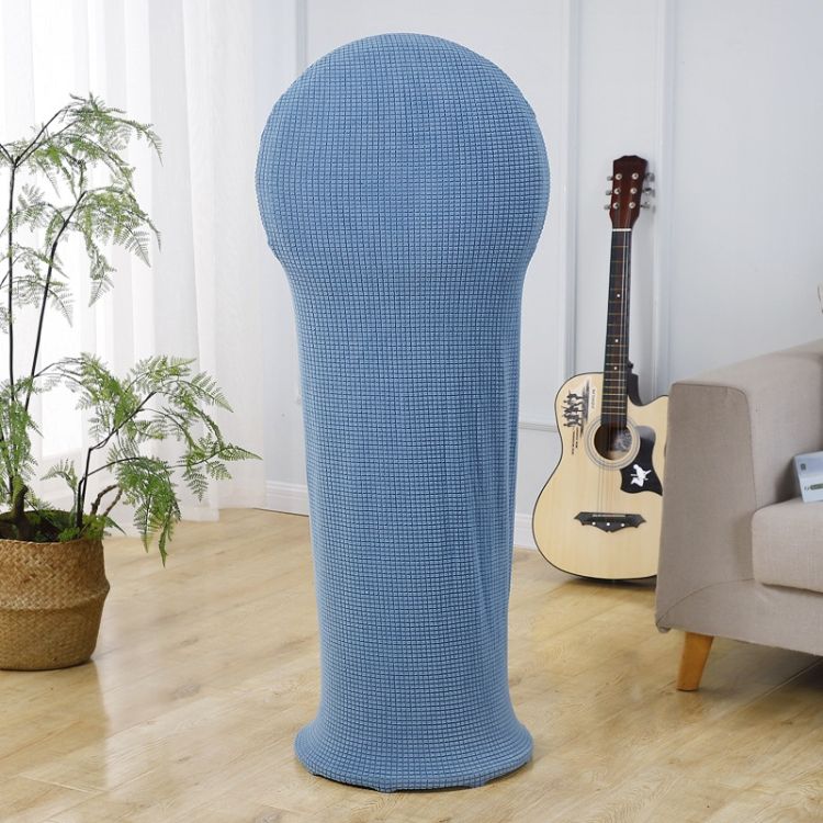 Dust Cover Fabric Round Elasticity Fan Dust Cover 110x45cm Blue