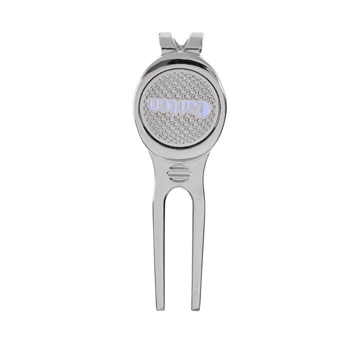 Silver Golf Divot Tool Pitchmark Repairer With Magnetic Ball Marker 3#