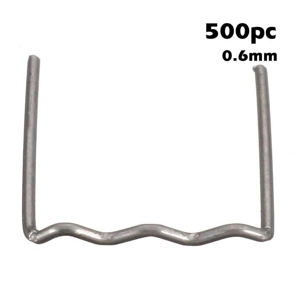 500pcs Car Bumpers Plastic Welding Machine Welding Wire Plastic Welders Studs Appearance Repairing Machine Mending Repairing Standard Pre Cut Waves Staple