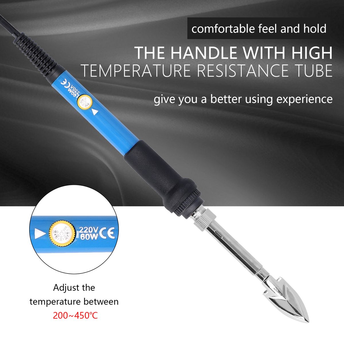 60W Mini Adjustable Temperature Leather Wrinkle Removal
