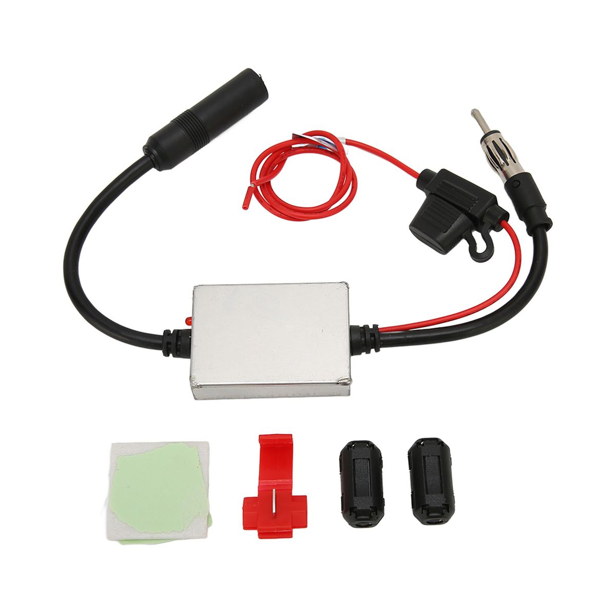 Car Stereo FM Radio Antenna Signal Stabilizer With 12V