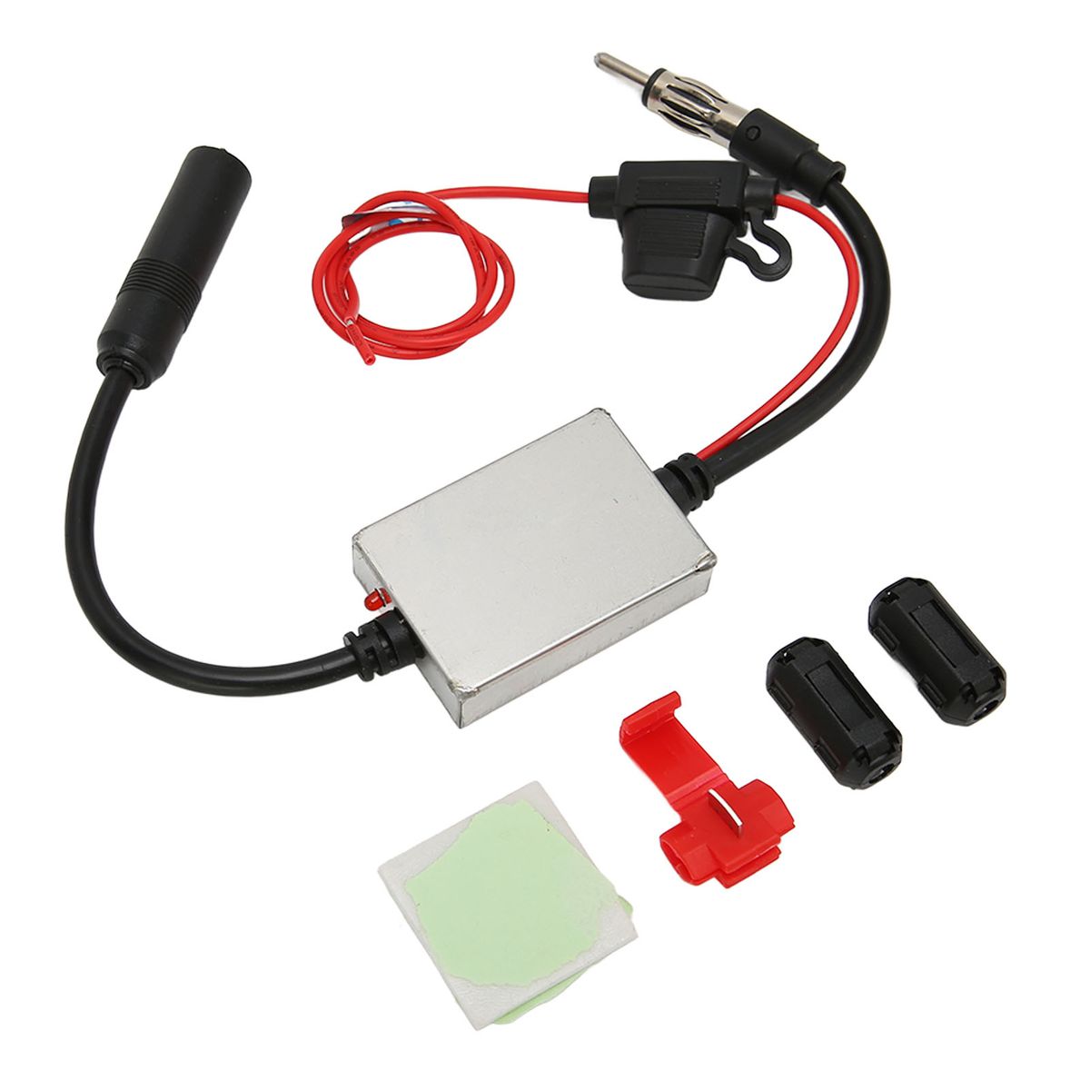 Car Stereo FM Radio Antenna Signal Stabilizer With 12V