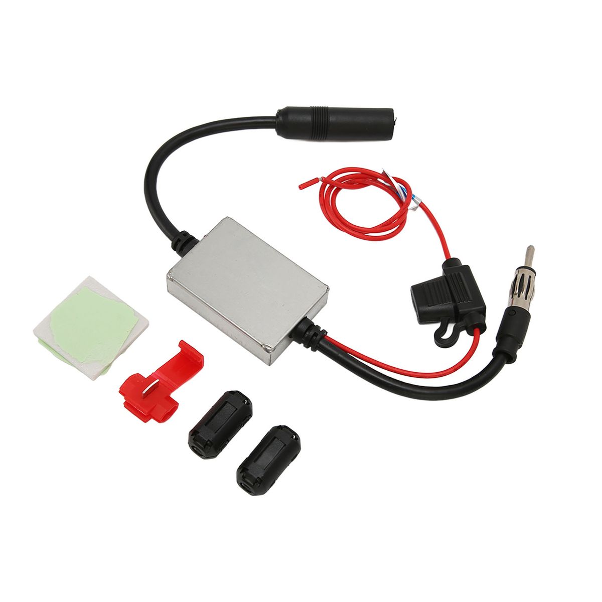 Car Stereo FM Radio Antenna Signal Stabilizer With 12V