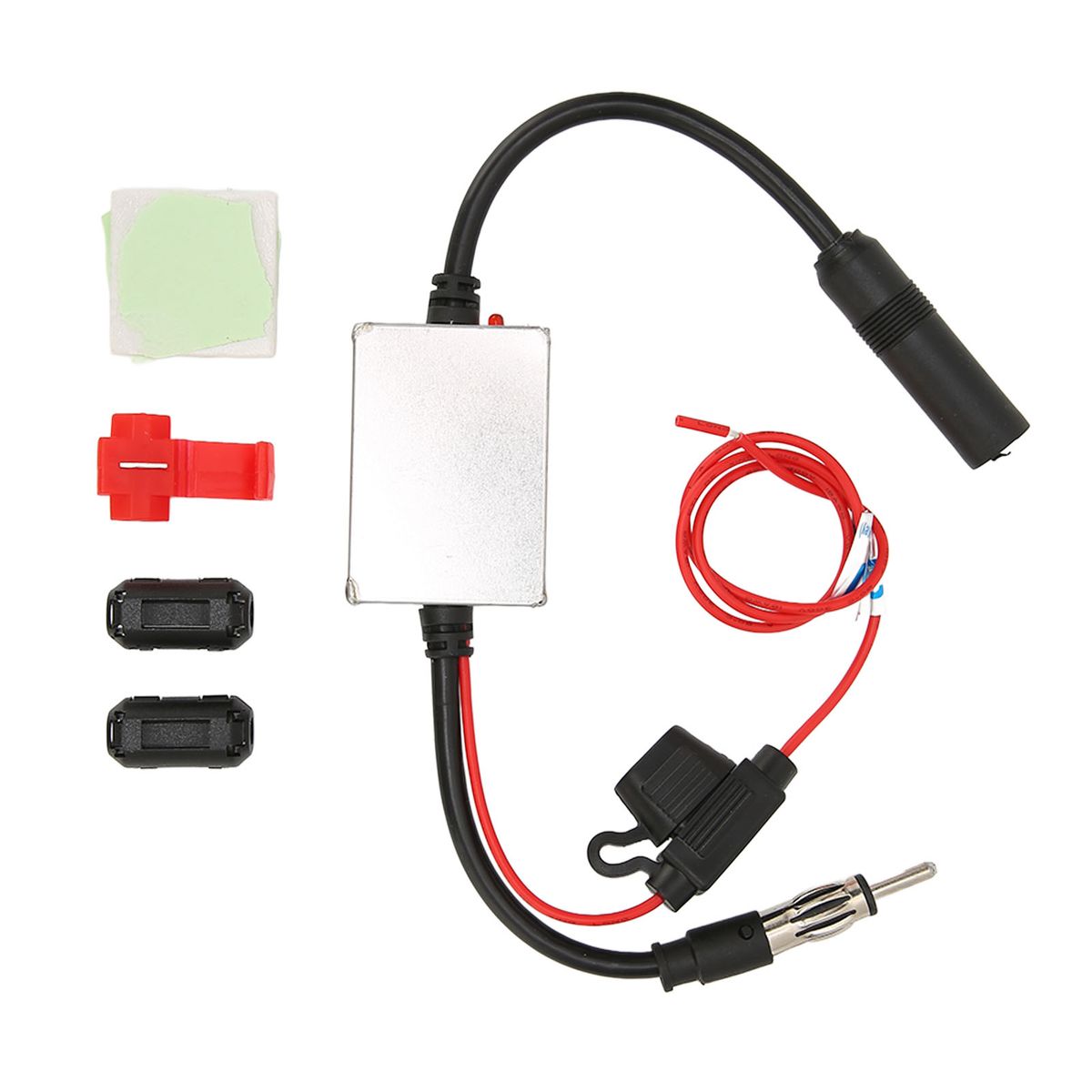 Car Stereo FM Radio Antenna Signal Stabilizer With 12V