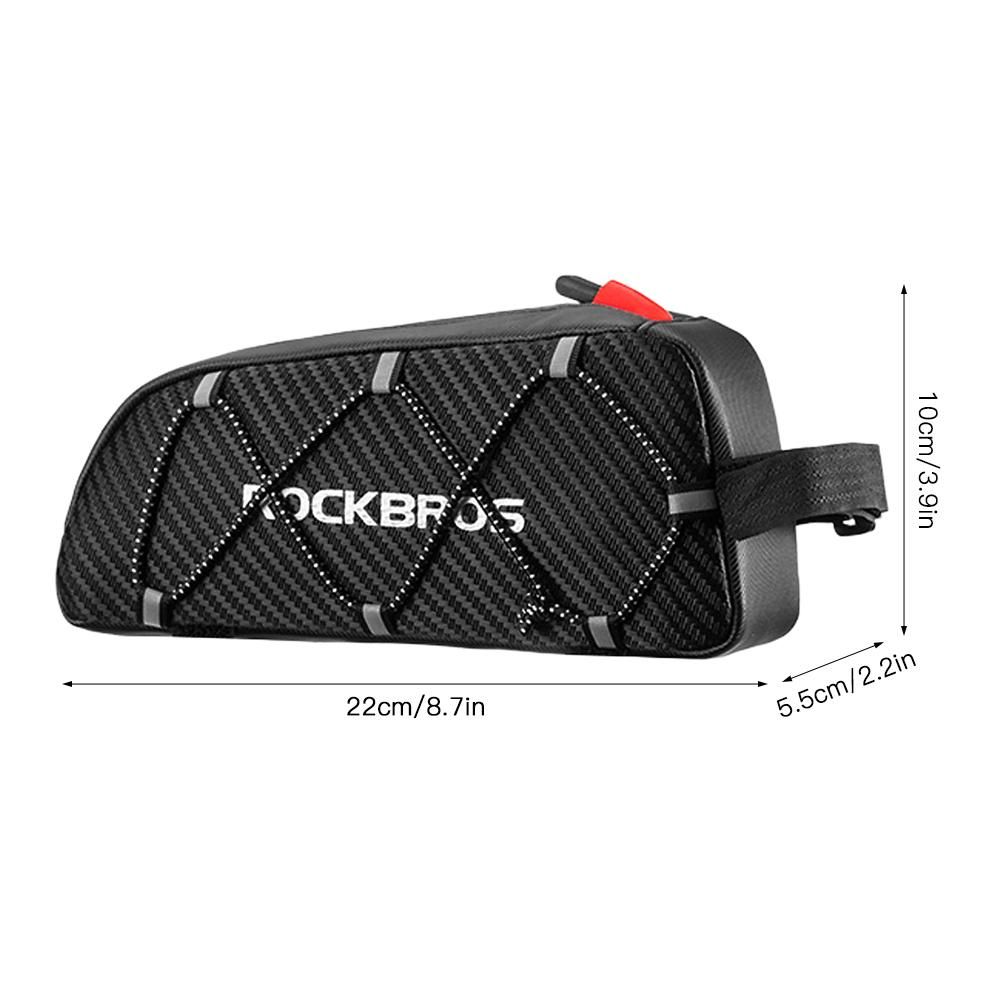 Waterproof Bike Bag Front Frame Top Tube Bicycle Pouch Large Capacity Cycling Front Storage Bag for Road Bike MTB Mountain Bike