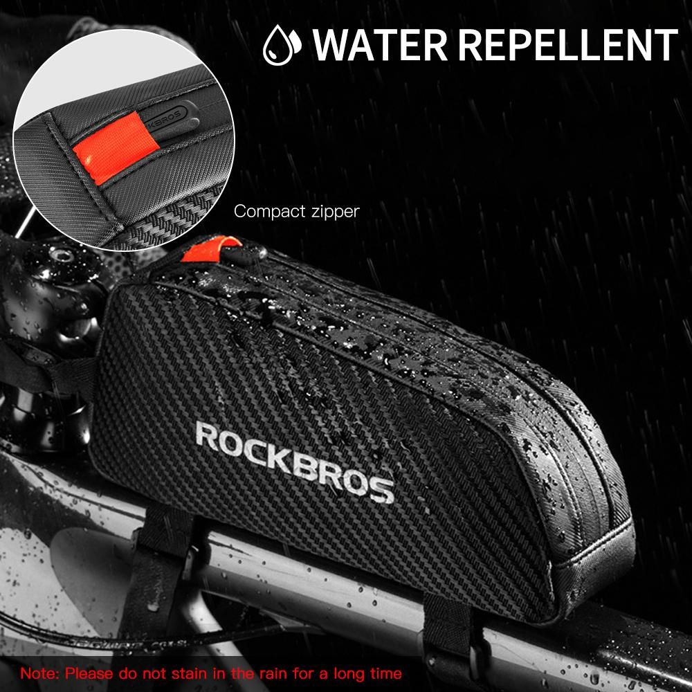 Waterproof Bike Bag Front Frame Top Tube Bicycle Pouch Large Capacity Cycling Front Storage Bag for Road Bike MTB Mountain Bike