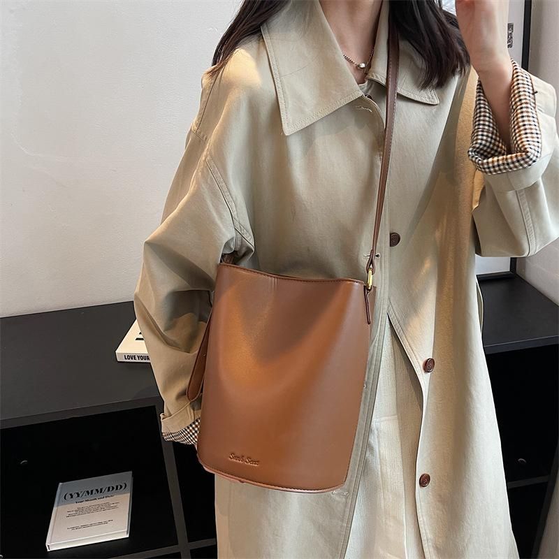 Baobao Women's Fashion Crossbody B 2022 New Simple Bucket B High Quality One Shoulder Underarm