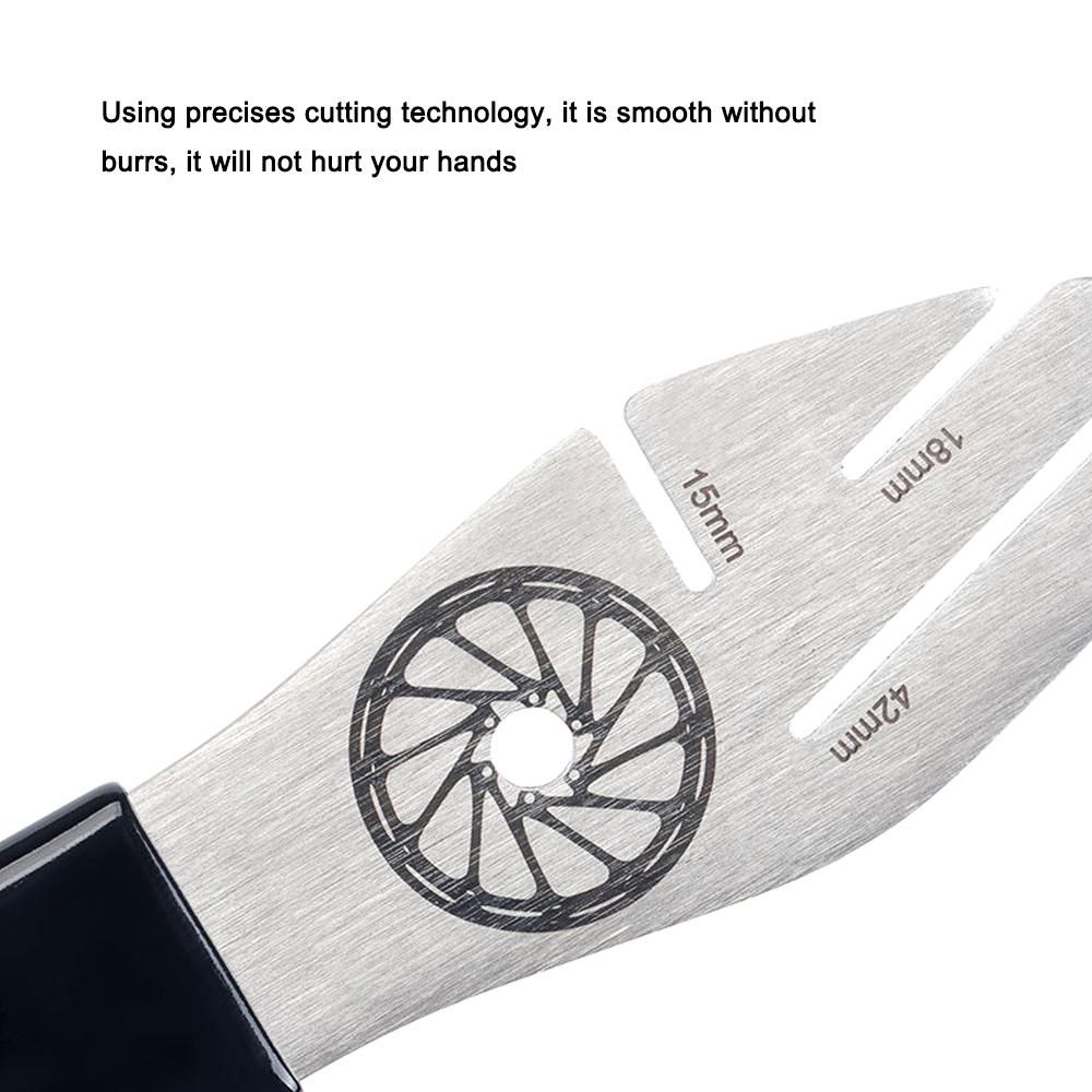 Bike Rotor Truing Fork Bicycle Disc Brake Alignment Tool 3-Slot Adjustment Wrench for MTB Mountain Road Bike