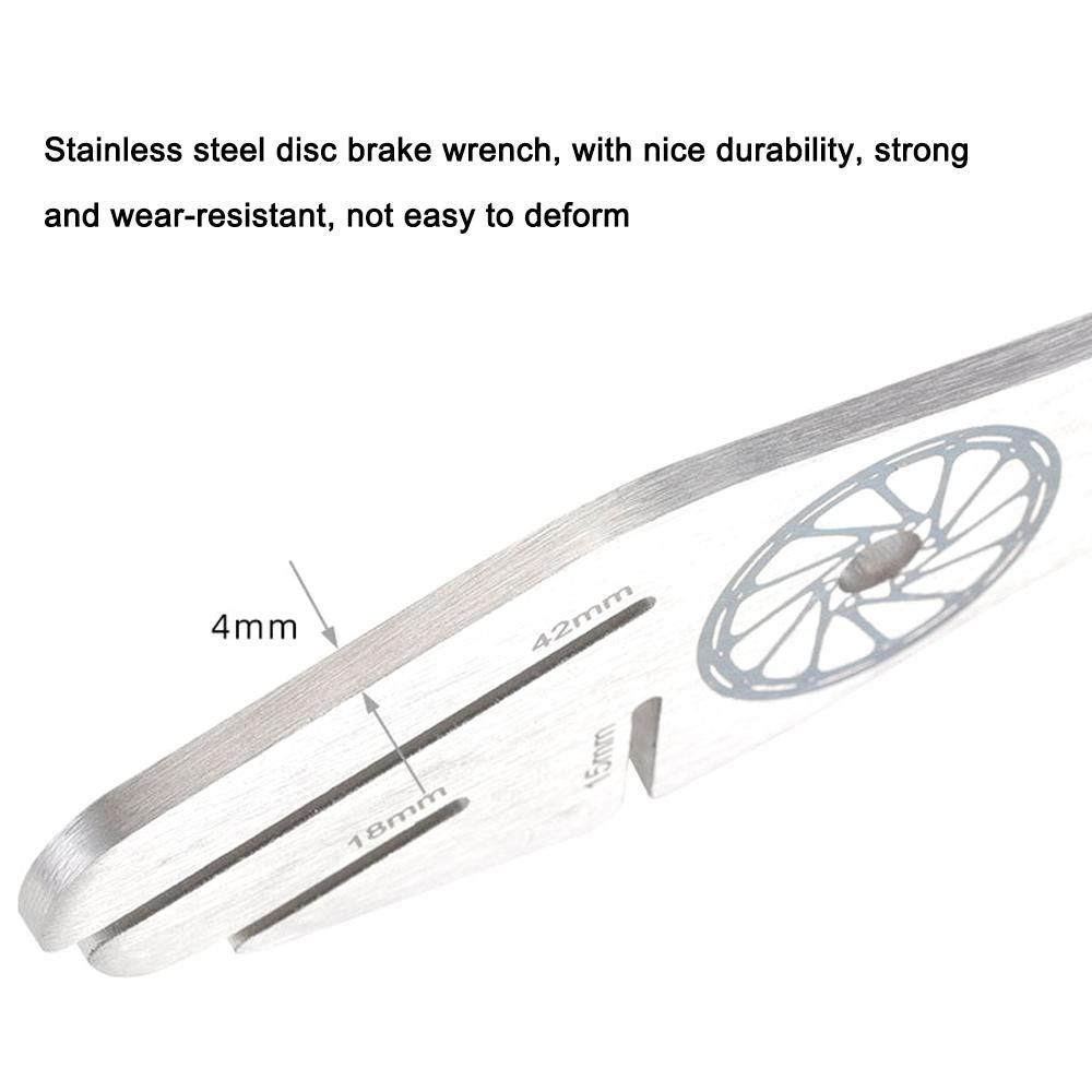 Bike Rotor Truing Fork Bicycle Disc Brake Alignment Tool 3-Slot Adjustment Wrench for MTB Mountain Road Bike
