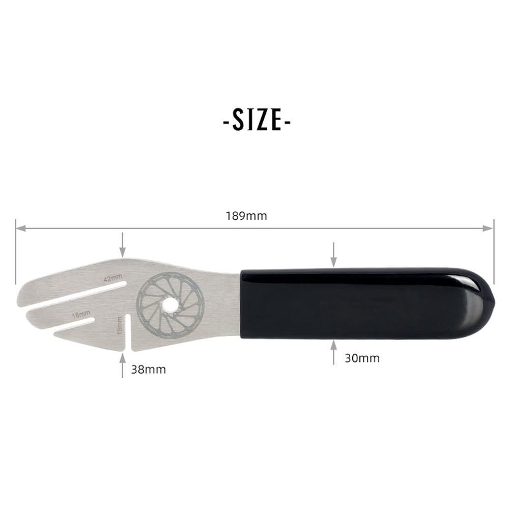 Bike Rotor Truing Fork Bicycle Disc Brake Alignment Tool 3-Slot Adjustment Wrench for MTB Mountain Road Bike