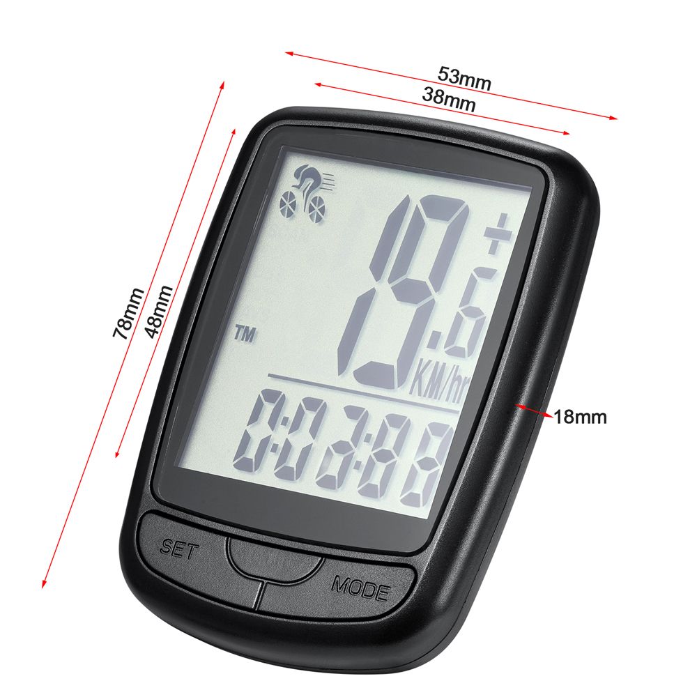 Wireless Bike Computer Bicycle Speedometer Waterproof