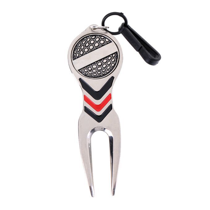 Portable Lightweight Alloy Golf Divot Repair Tool And Magnetic Ball