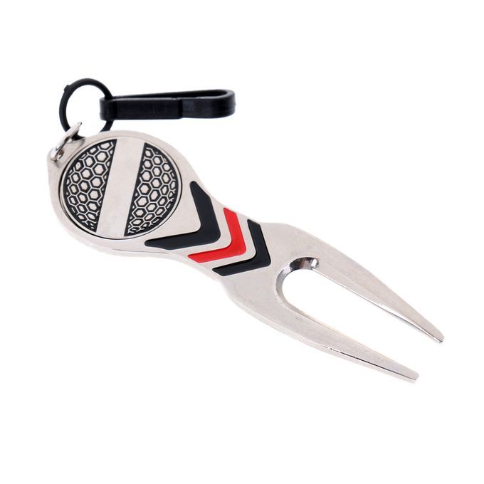 Portable Lightweight Alloy Golf Divot Repair Tool And Magnetic Ball