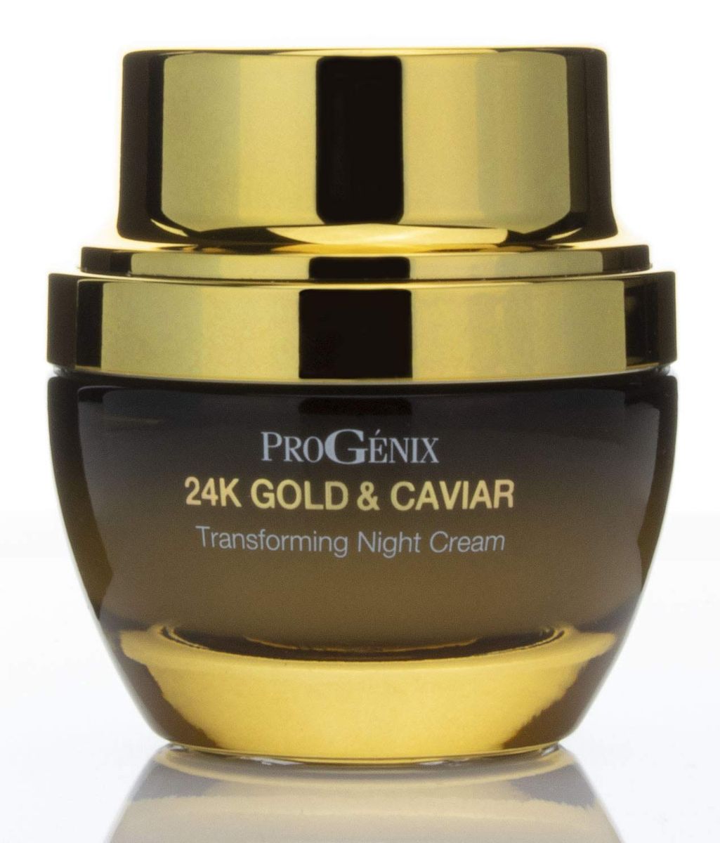 Retinol Night Cream,Gold And Vegan Green Caviar For Fine Lines, Wrinkles, And Dark Spots