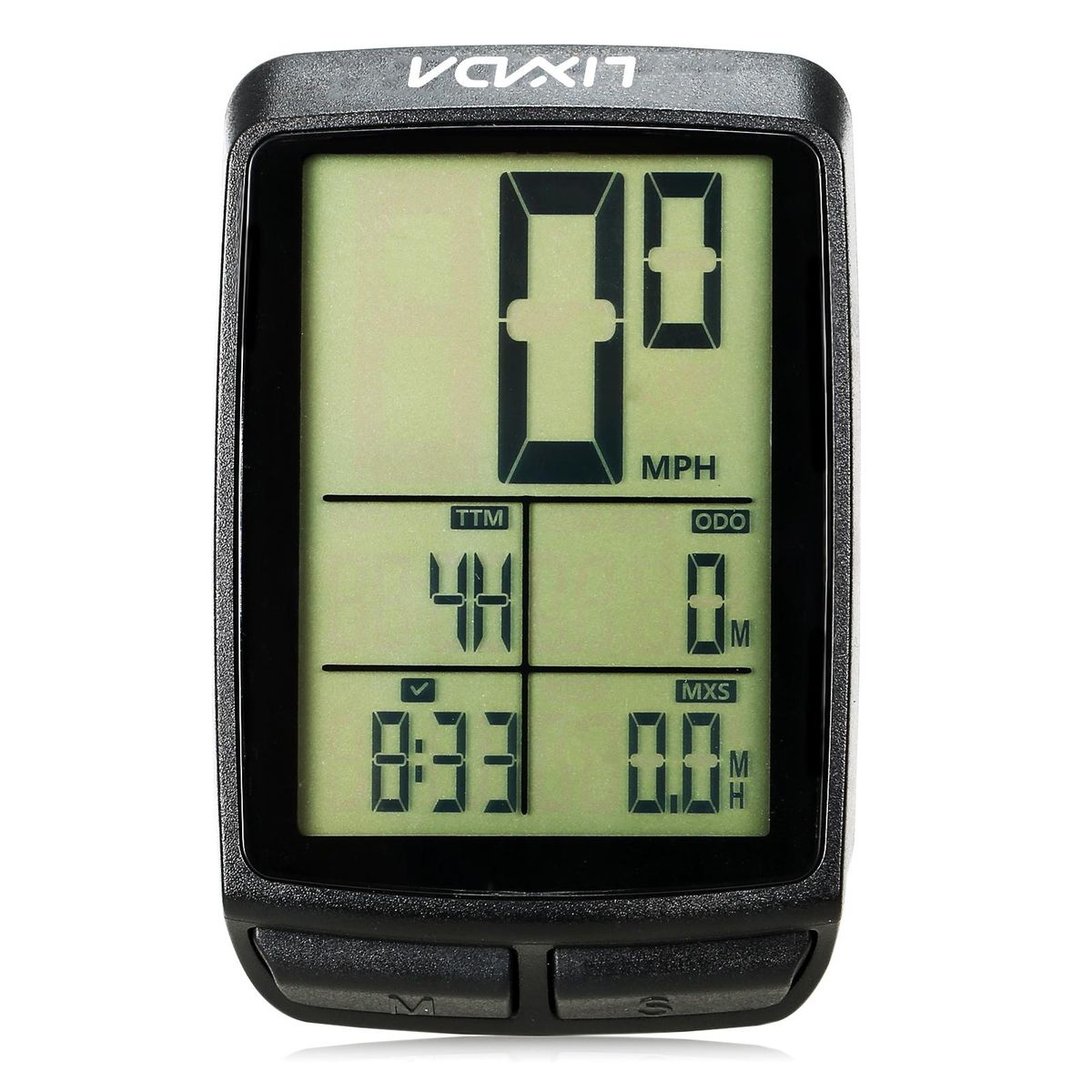 Lixada Wireless Bike Cycling Computer Bicycle Speedometer Odometer with LED Backlight