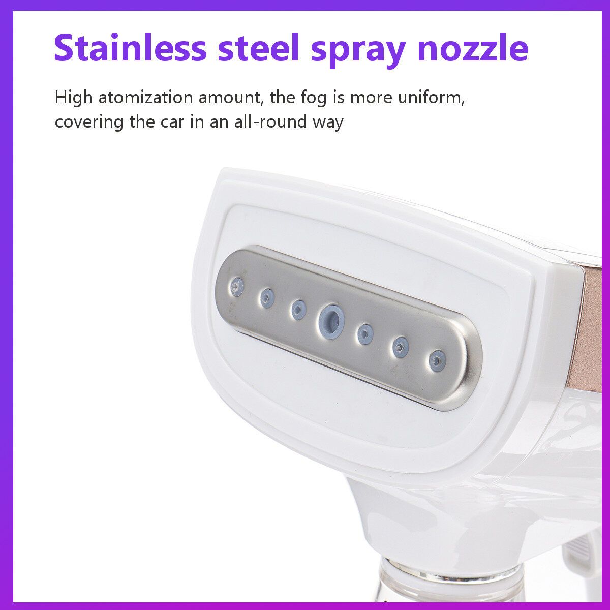 1200W Handheld Household Sprayer Touch Control Machine Disinfection Nano Steamer Fogging Spray Cleaning Tool Gold