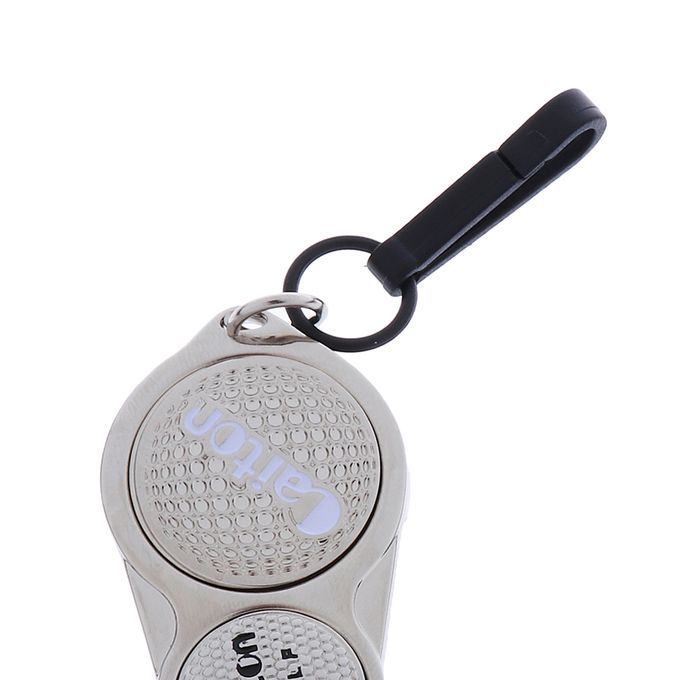 Golf Divot Tool With Magnetic Ball Marker Pitch Mark Mini Tool