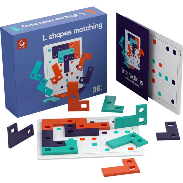 L-shaped Matching Building Blocks Puzzle Toy