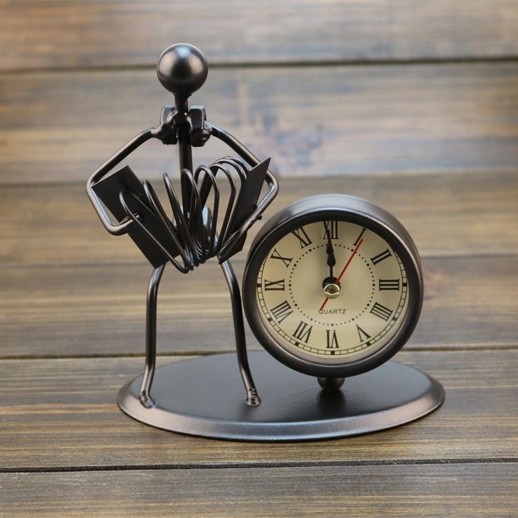 Iron Stainless Steel Small Alarm Clock
