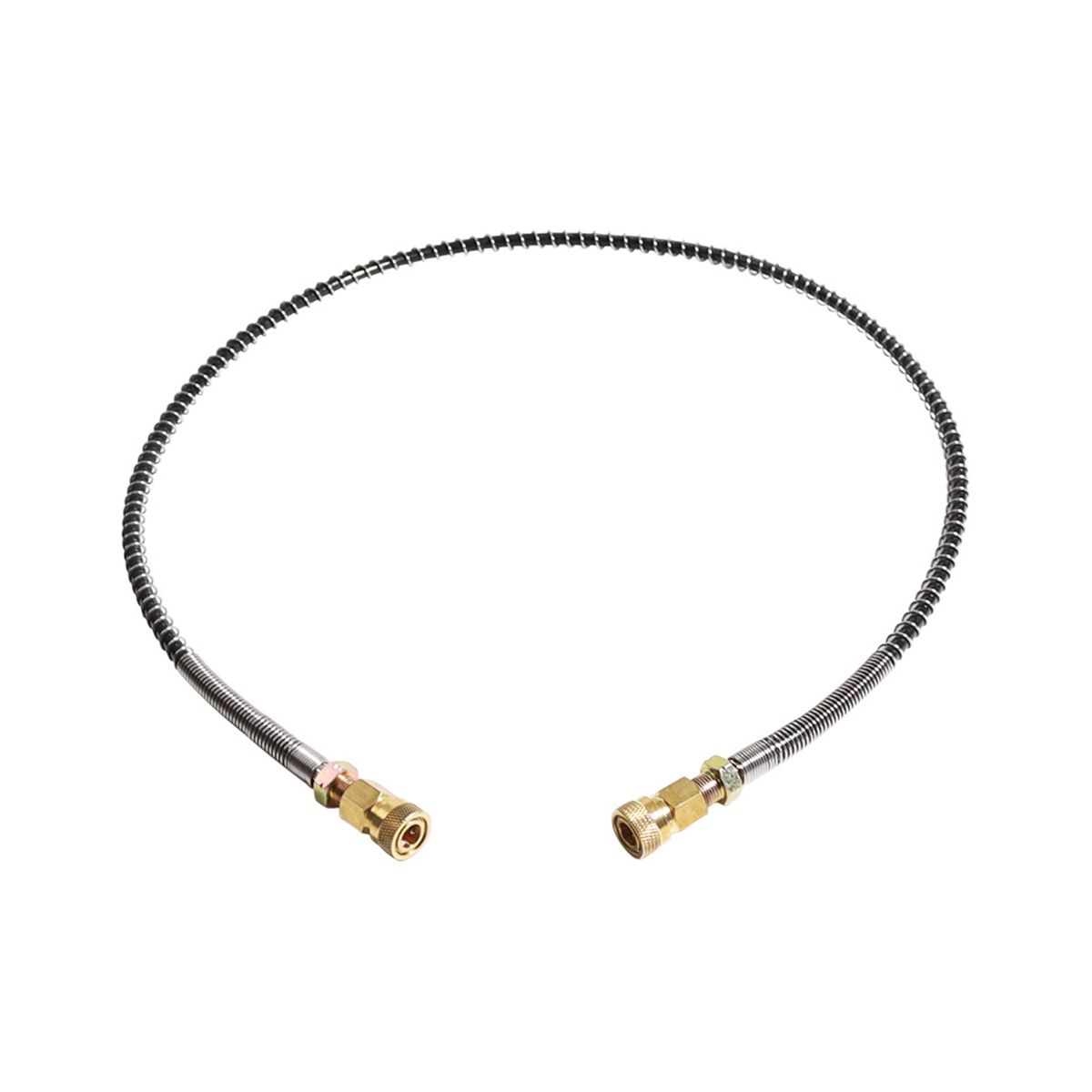 2Pcs High Pressure Hose with Spring Wrapped 100cm Long PCP