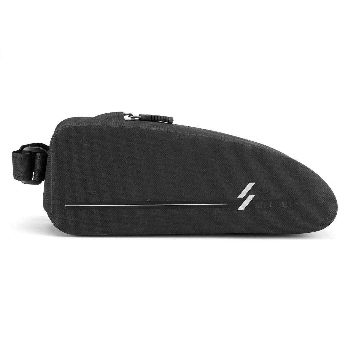 Bike Bicycle Front Frame Cycling Tube Pouch Holder Waterproof Saddle Bag Pannier Trumpet
