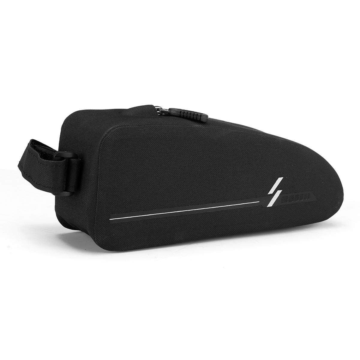 Bike Bicycle Front Frame Cycling Tube Pouch Holder Waterproof Saddle Bag Pannier Trumpet