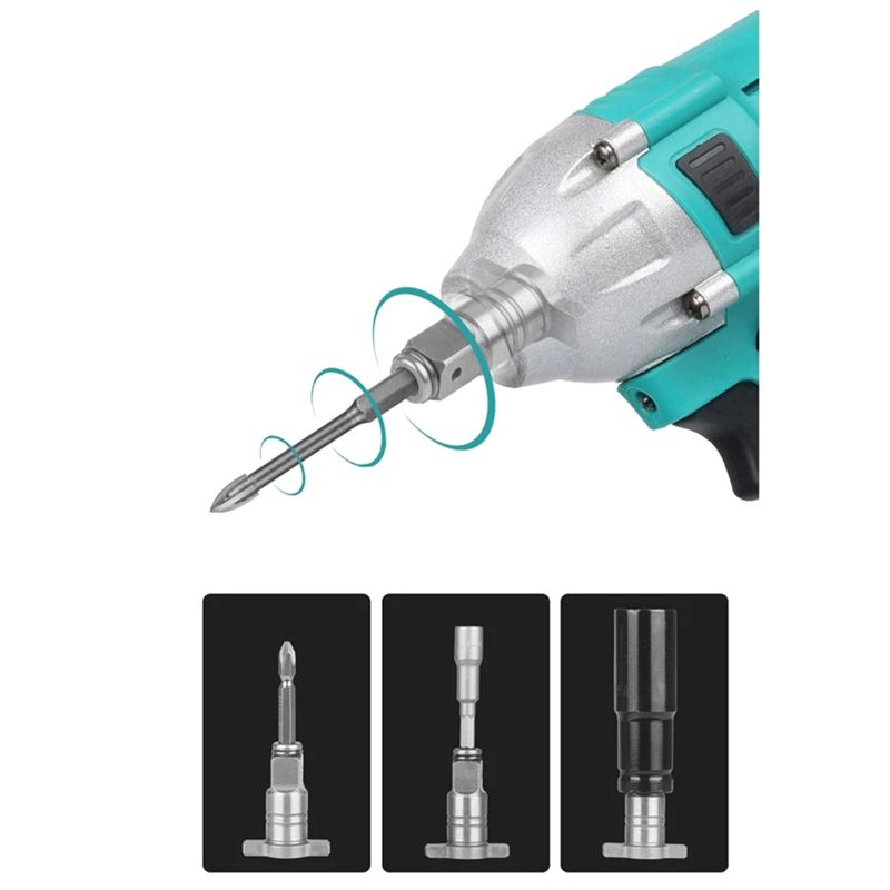 4Pcs 18V Electric Brushless Impact Wrench Shaft Accessories