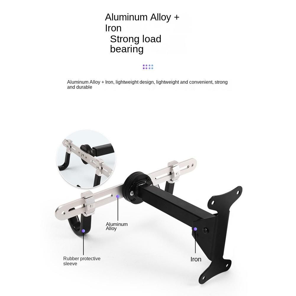 Adjustable Mountain Road Bike Stand Holder Hook Showing