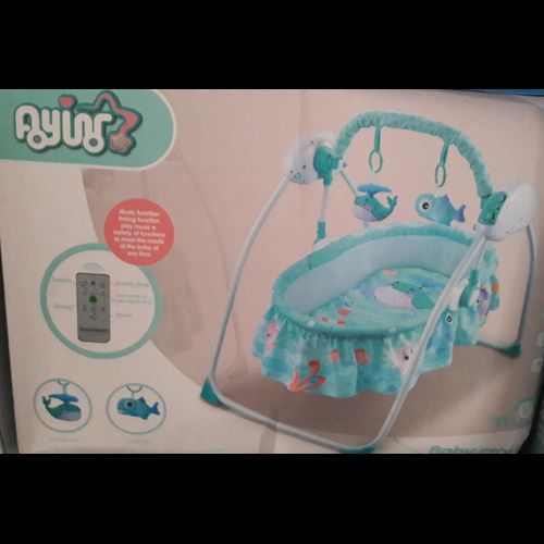 Baby Remote Control Electric Rocking Cribs Swing