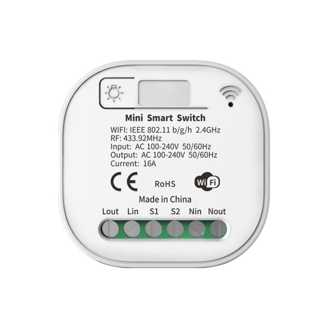 Tuya Smart WiFi And Rf Light Switch 433MHz Kinetic Wall
