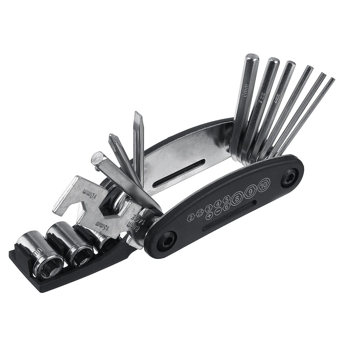 Bicycle Mountain Bike MTB Cycle Puncture Tyre Pump Repair Multi Tools Kit W/Bag