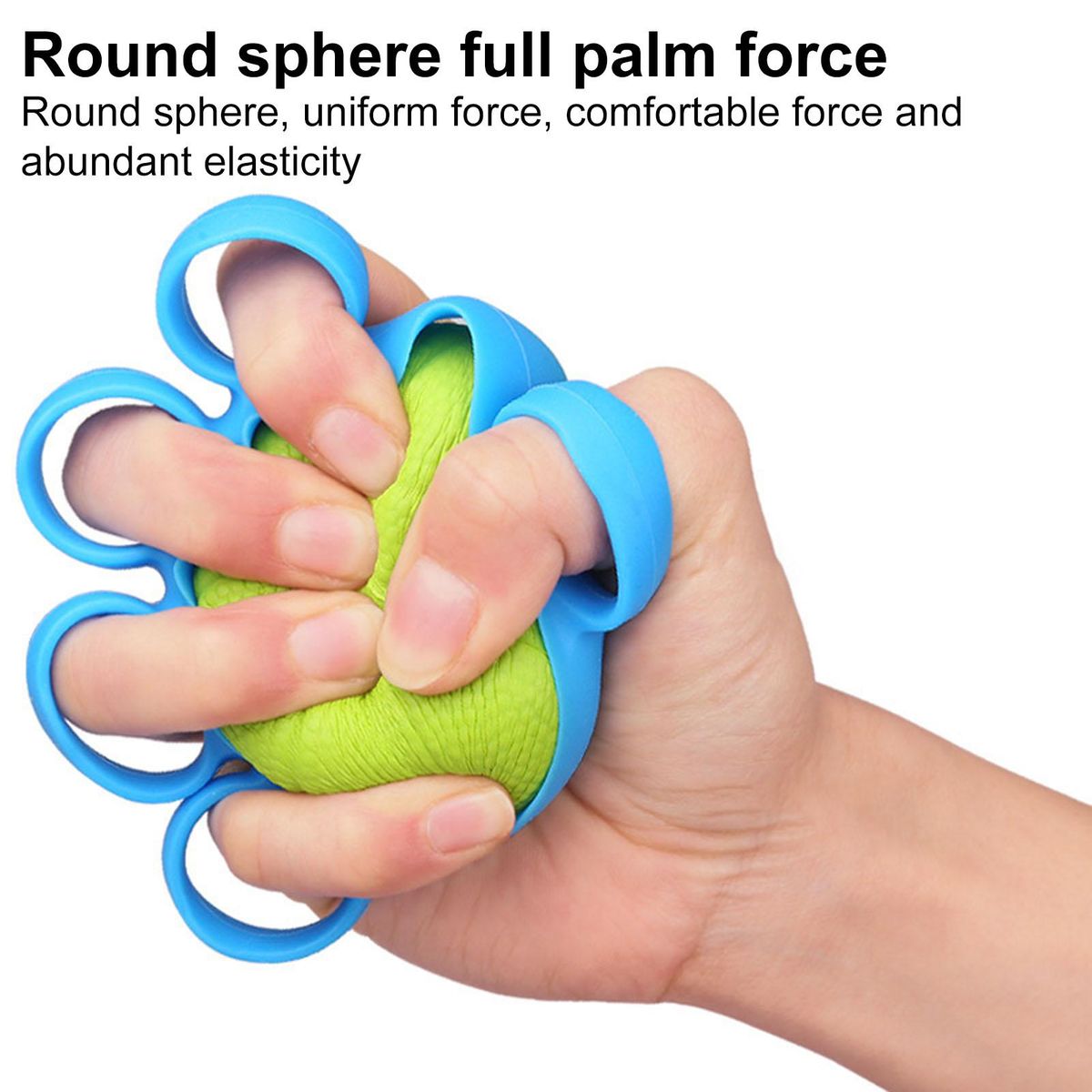 Hand Grip Ball Finger Exerciser Grip Ball Finger Trainer Green