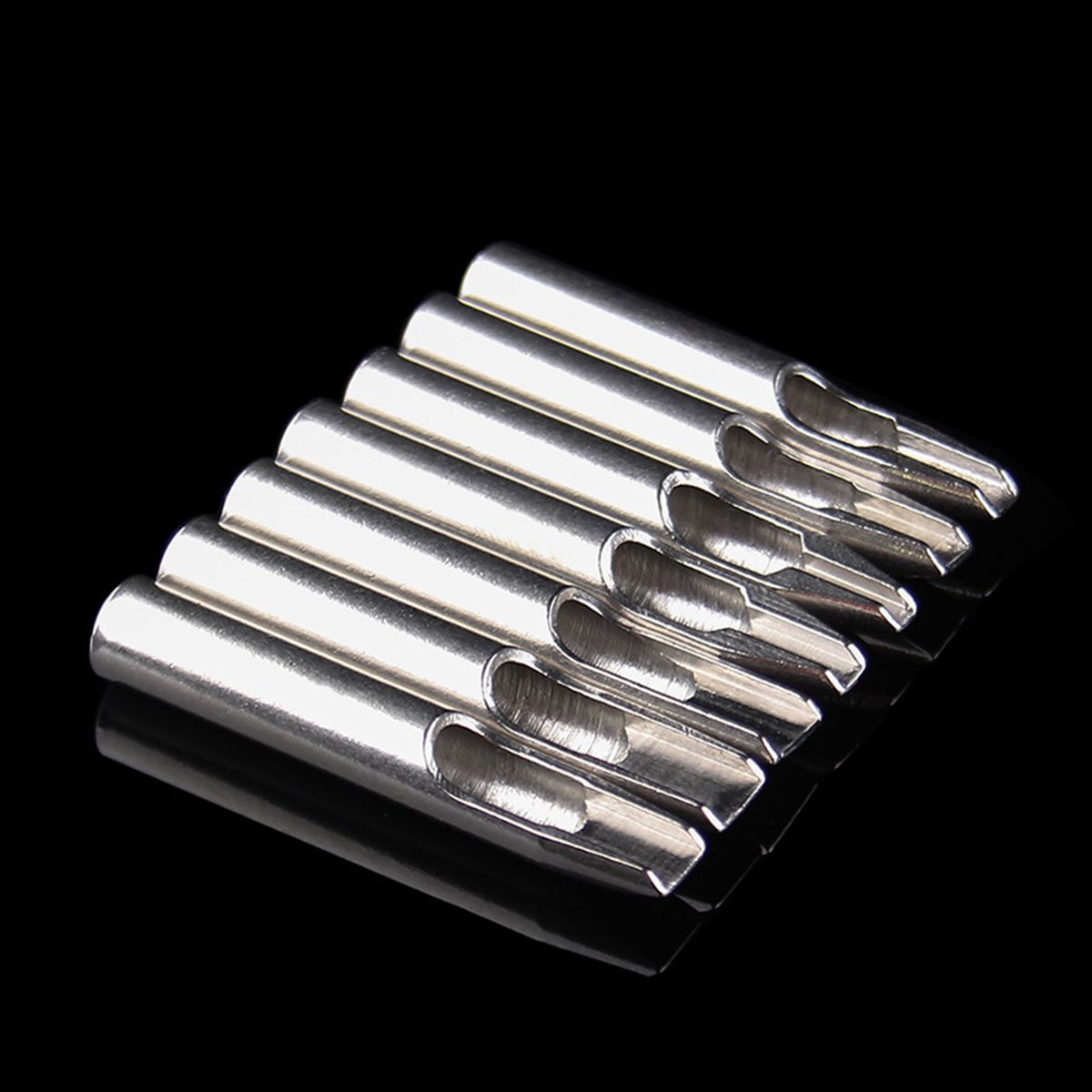22PCS Stainless Steel Tattoo Nozzle Tips Set RL M1 DT Mixed
