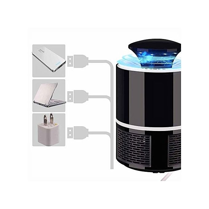 Mosquito Killer Light/Lamps Led USB Anti Fly Electric Mosquito Lamp Home LED Bug Zapper Mosquito Killer Insect Trap Lamp - Black