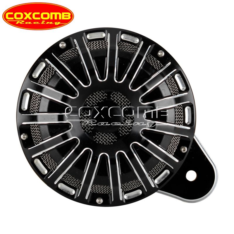 Motorcycle Billet Aluminum Horn Speaker Cover Hornsembly Spearker Cover For Harley