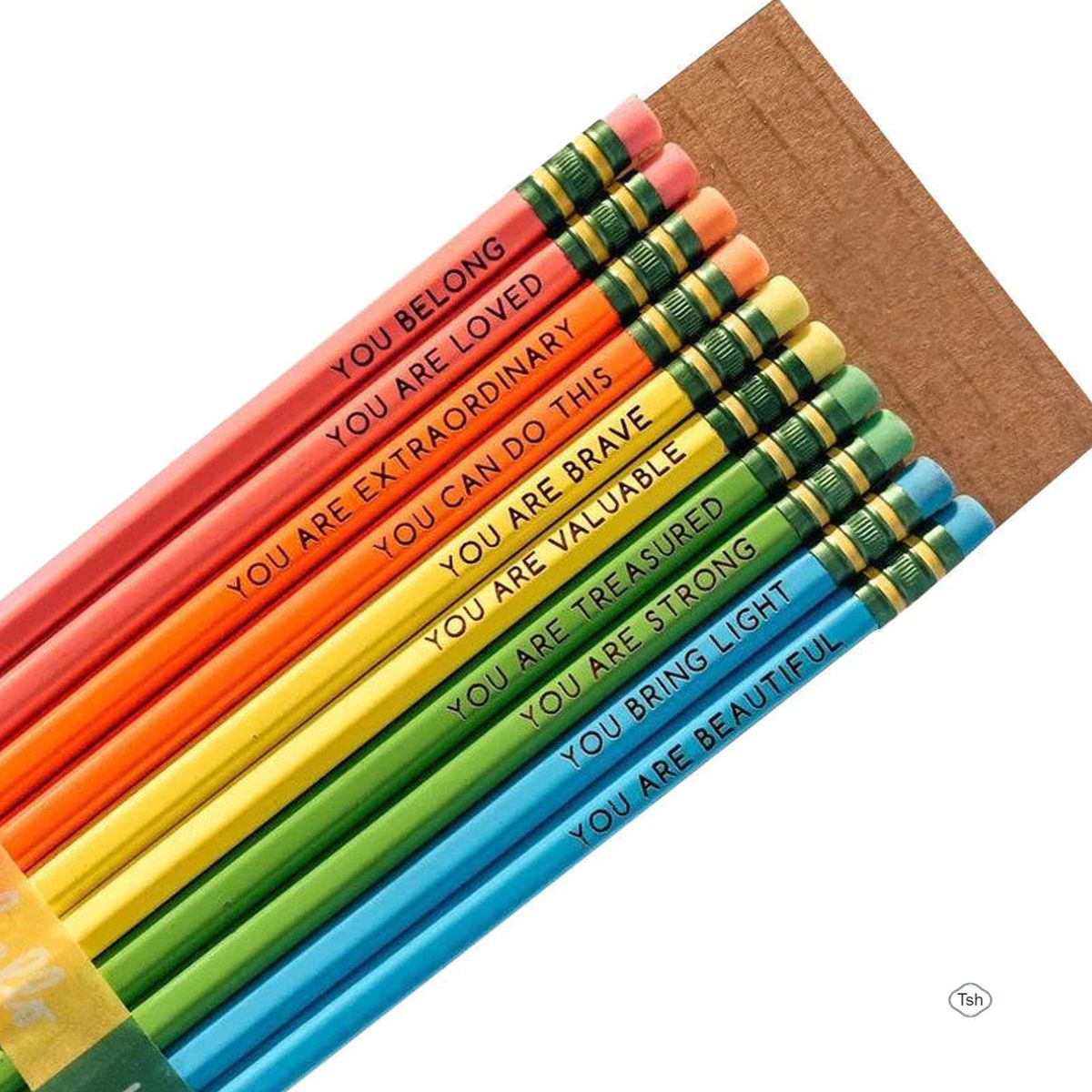 10PCS Affirmation Pencil Set Multipurpose Personalized Quote