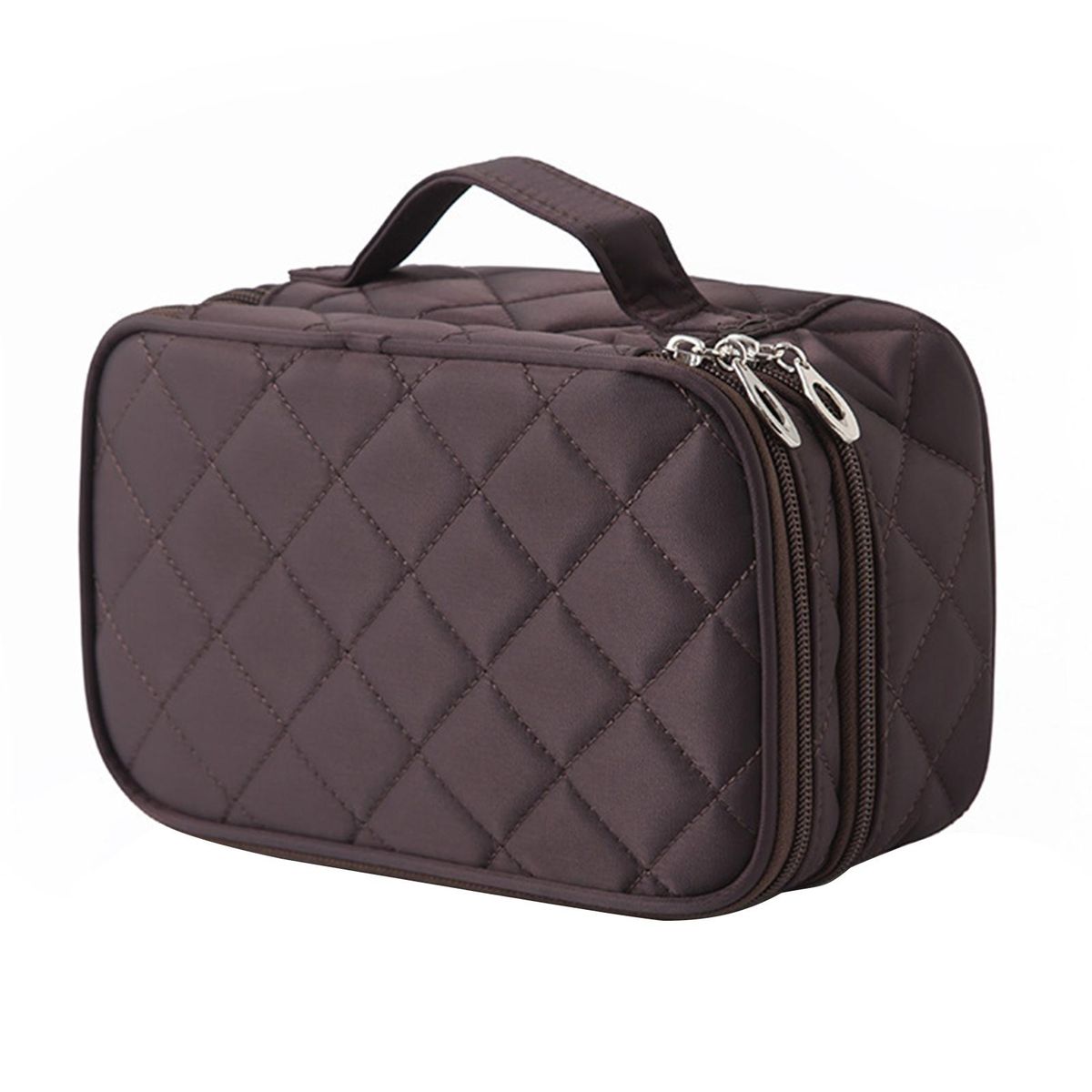 Cosmetic Bag Female Travel Storage Cosmetic Bag Coffee