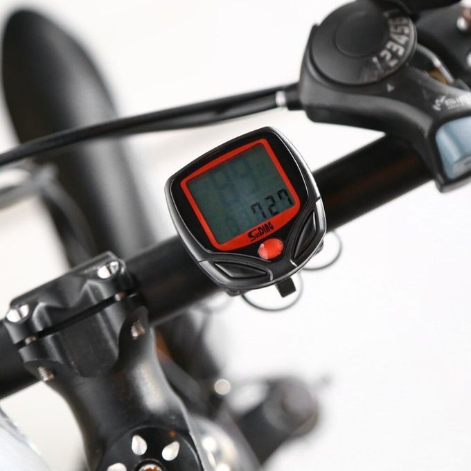 Bicycle Meter Speedometer Bike Digital LCD Cycling Computer LCD Odometer Speedometer Stopwatch For Bike SD 548B