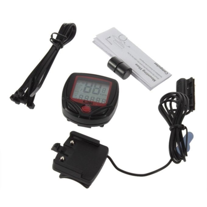 Bicycle Meter Speedometer Bike Digital LCD Cycling Computer LCD Odometer Speedometer Stopwatch For Bike SD 548B