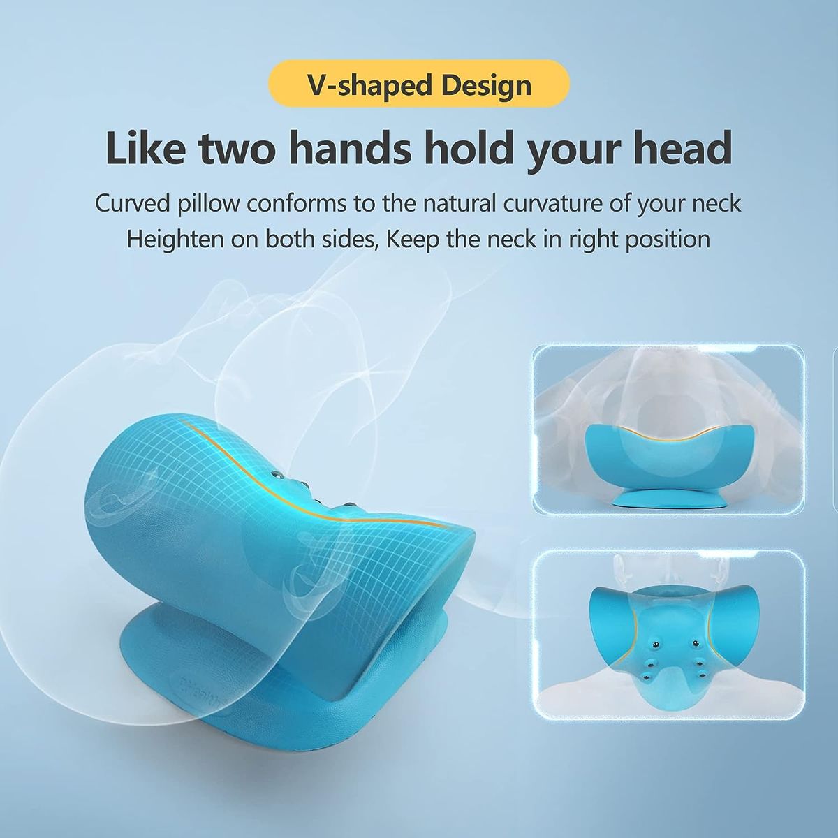 Neck Shoulder Relaxer Cervical Traction Magnetic Therapy