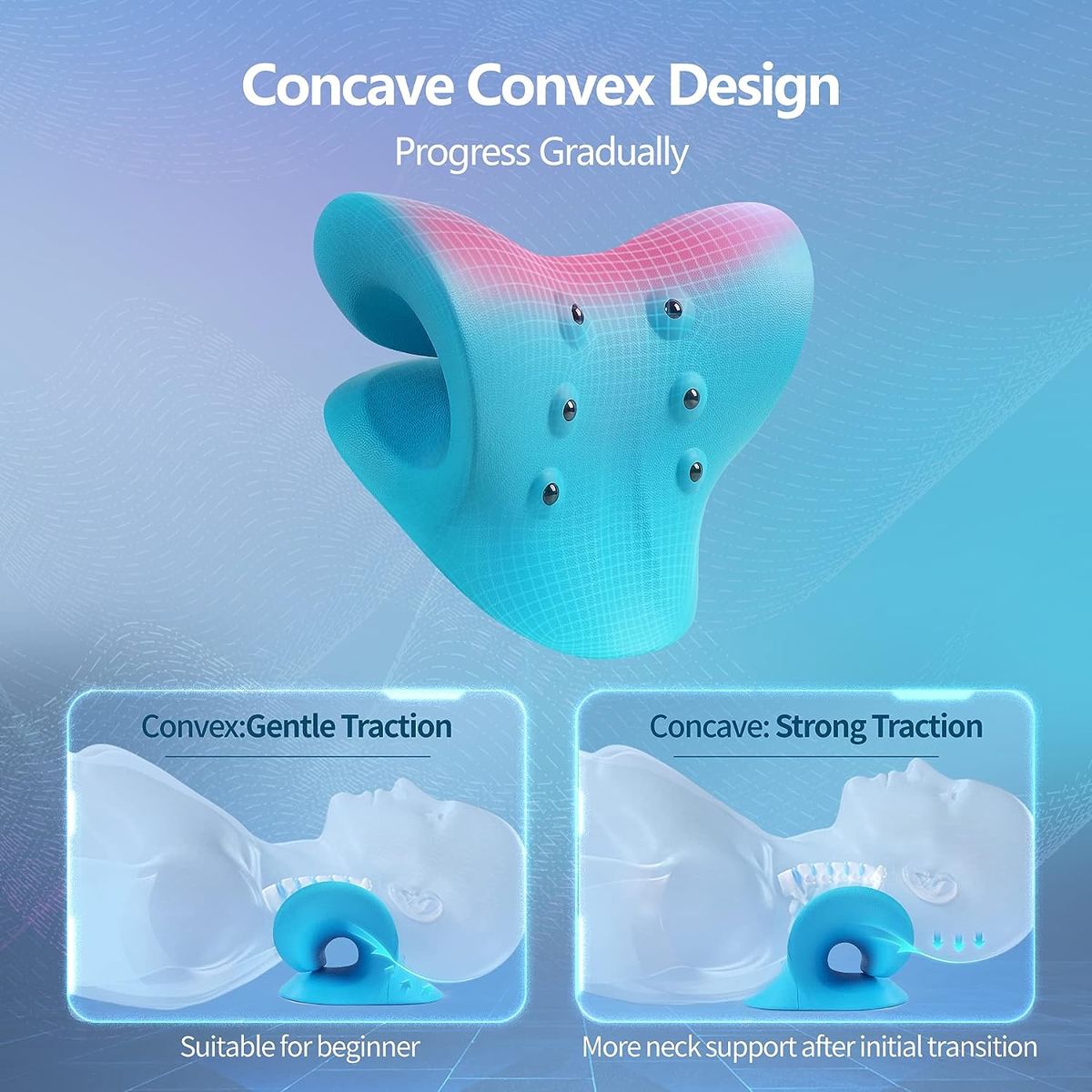 Neck Shoulder Relaxer Cervical Traction Magnetic Therapy