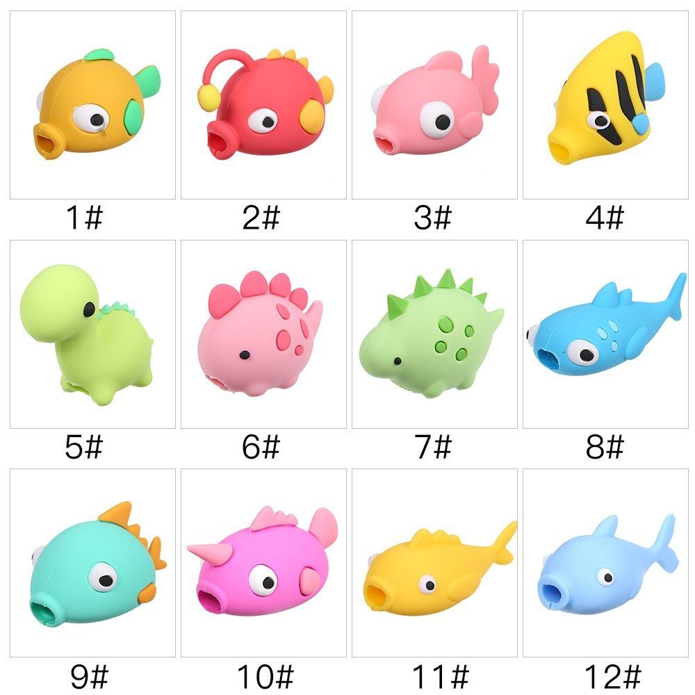 Cute Animal Cable Bite USB Charging Protector Cover