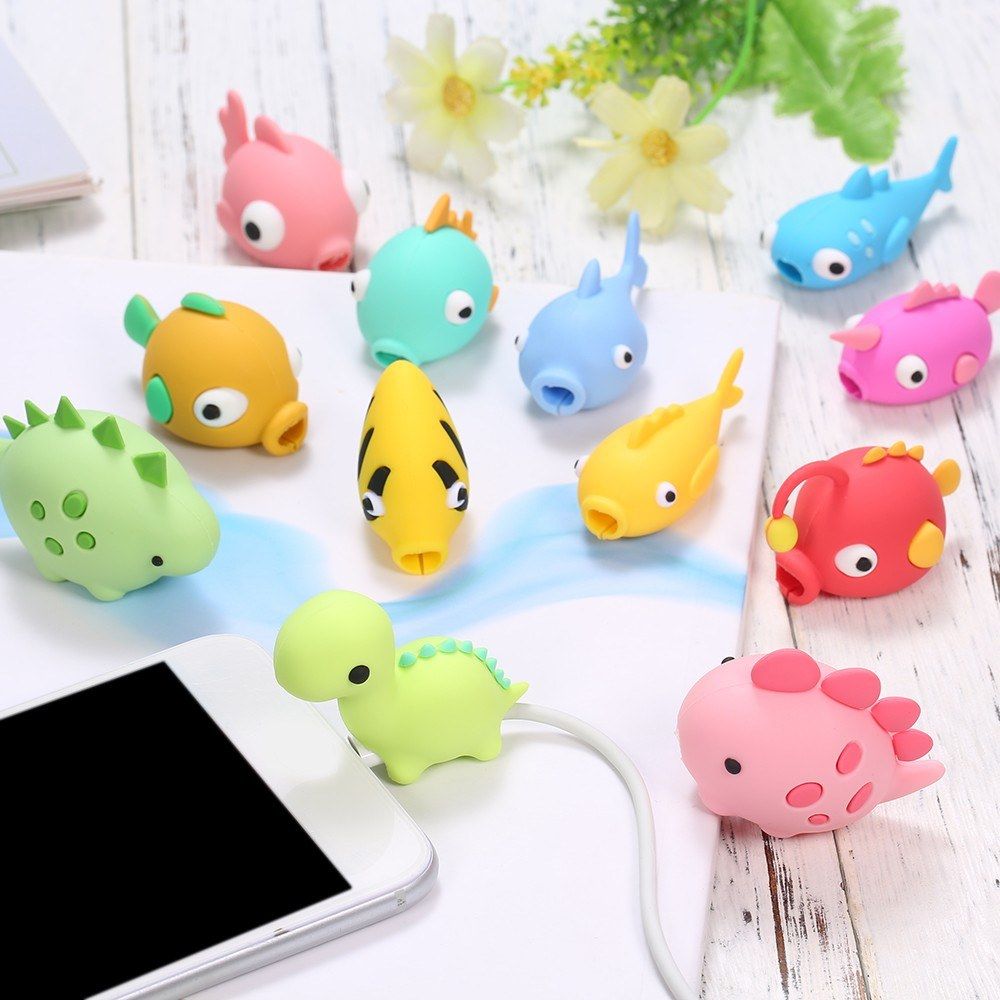 Cute Animal Cable Bite USB Charging Protector Cover