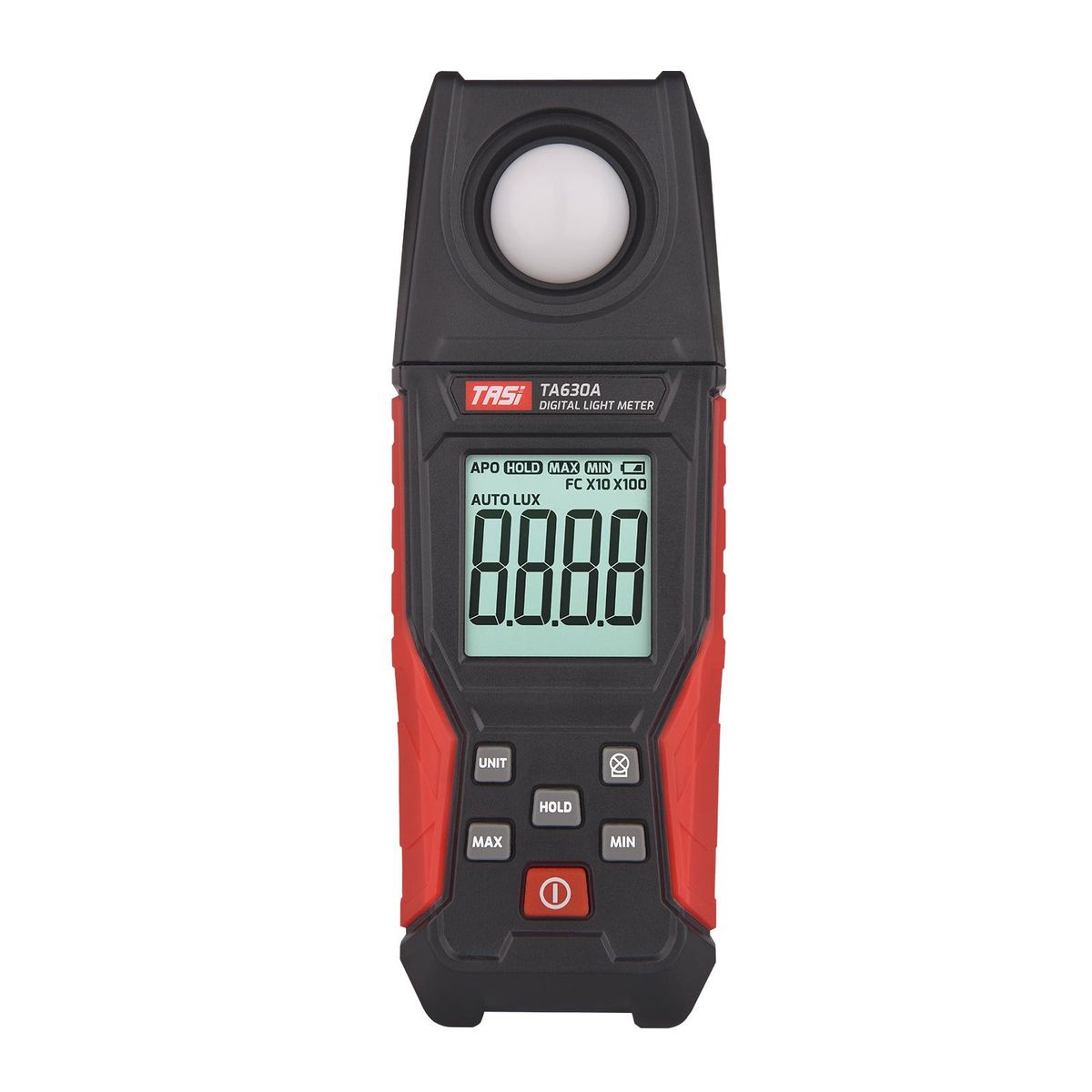 TASI Digital Light Meter Illuminance Lux Meter with Record Function LCD Display 0~200,000 Measurement Range Flexible Sensor Light Tester for Photography Plants Indoor Outdoor